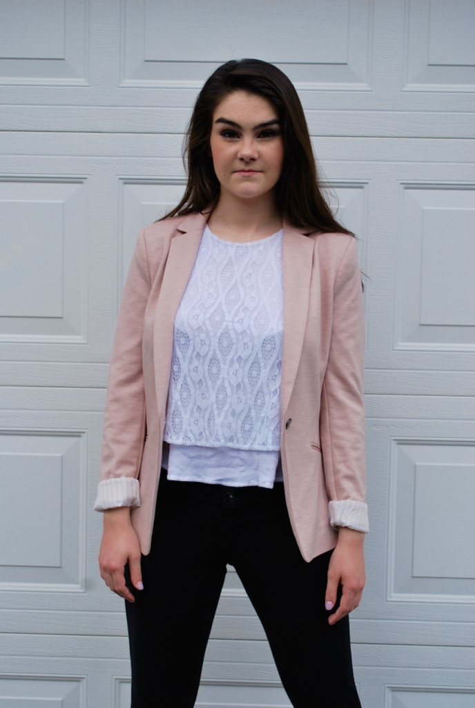 pink business casual