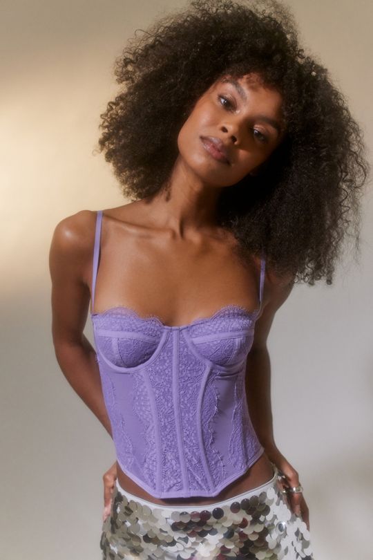 Urban outfitters modern love corset brand new color Sky